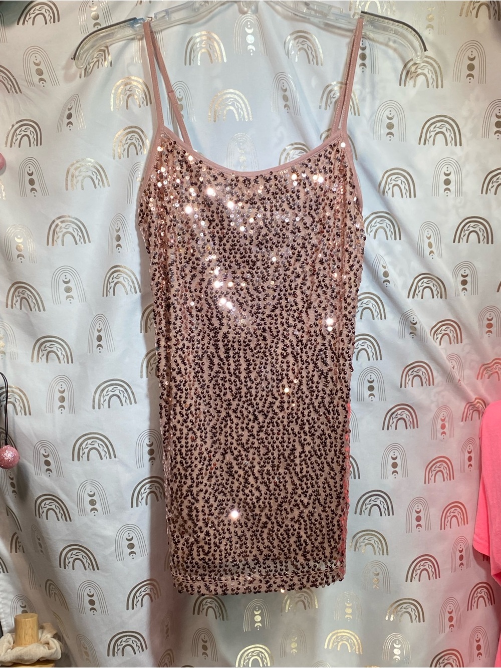 Weavers Dusty Rose Tank Top with Logo Tag
